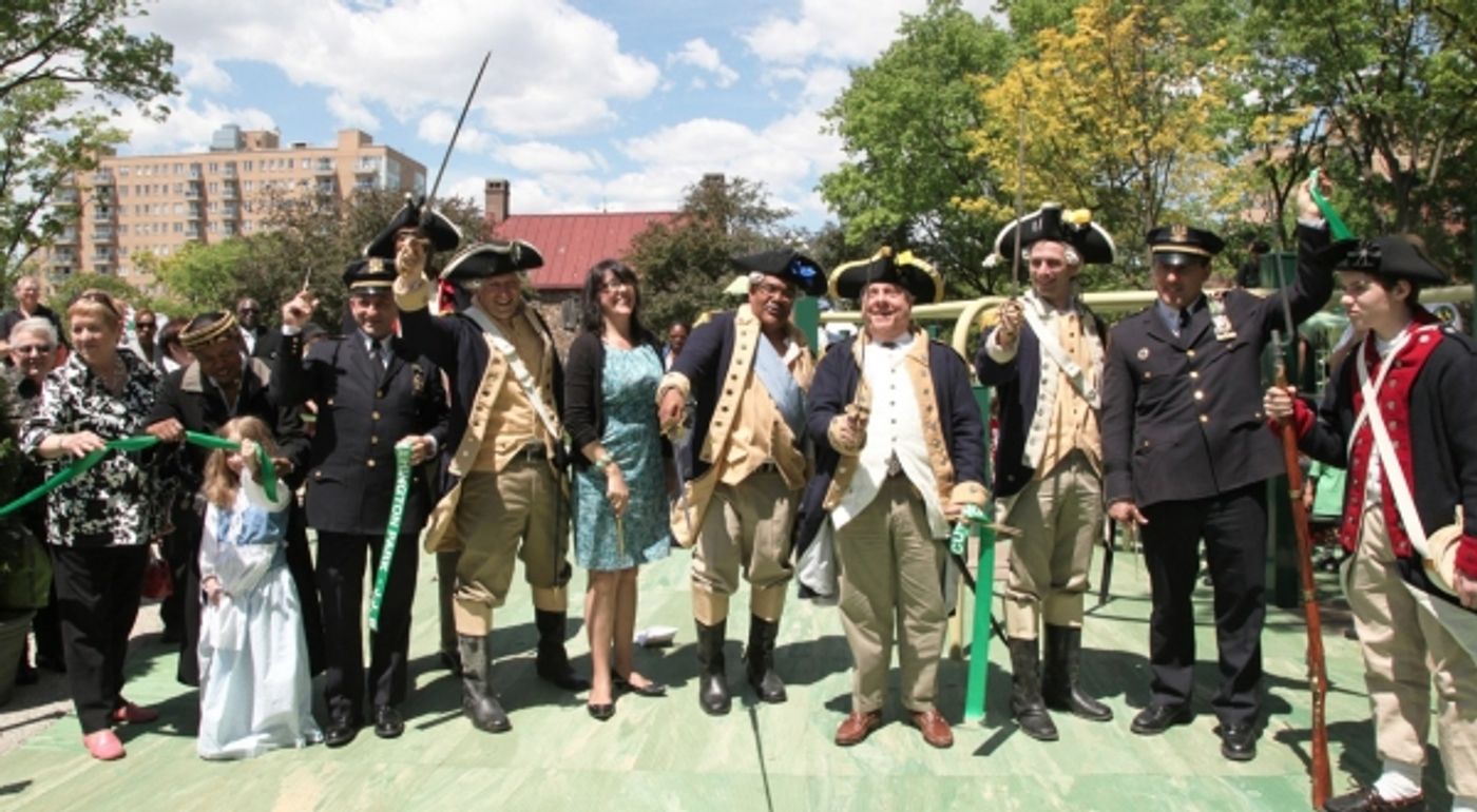 Photo Flash: BP Markowitz as General Israel Putnam at Washington Park Ribbon-Cutting  Image