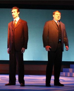 Kristoffer Lowe (Dr. Neville Craven) and Stephen Tewksbury (Archibald Craven) Photo