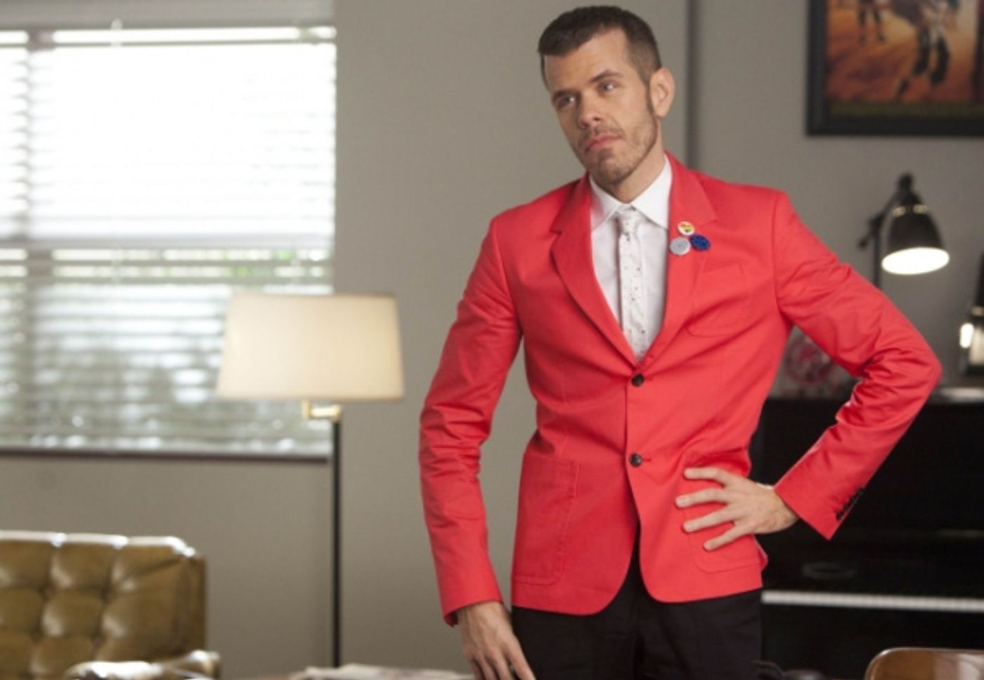 Photo Flash: Perez Hilton et al. in New Stills from GLEE's 'PROPS' and 'NATIONALS' Episodes!  Image