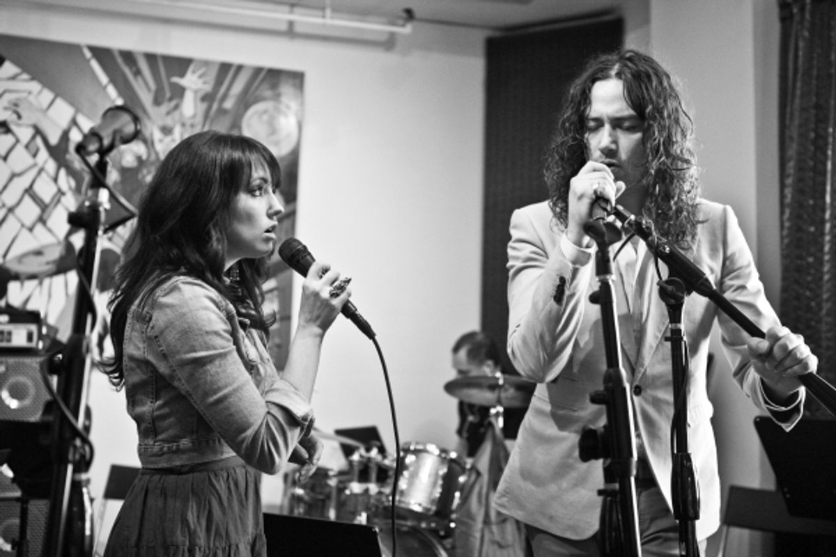 Rachel Potter and Constantine Maroulis at 