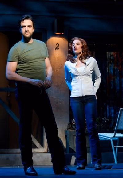 Raul Esparza and Jessica Phillips
 Photo