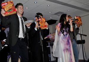 Eric Michael Krop, Nick Blaemire, Anna Maria Perez de Tagle, Wallace Smith
@ BroadwayWorld Eric Michael Krop, Nick Blaemire, Anna Maria Perez de Tagle, Wallace Smith
Photo