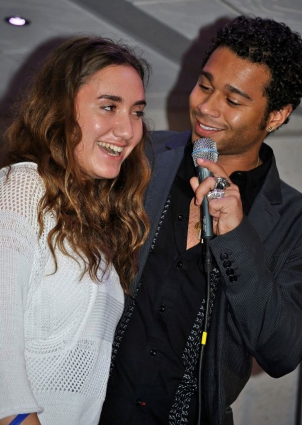 Corbin Blue picks a girl from the audience Photo