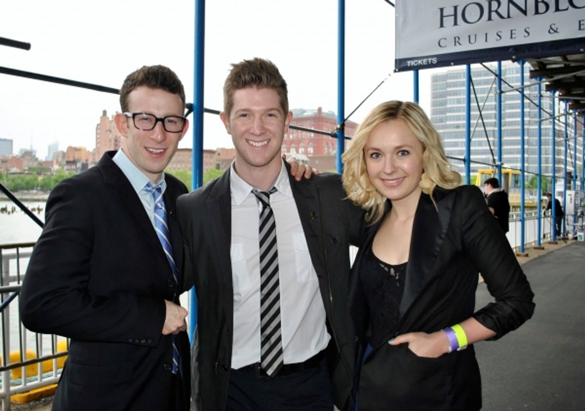 GODSPELL cast: Nick Blaemire, Eric Michael Krop, Julia Mattison
 at 