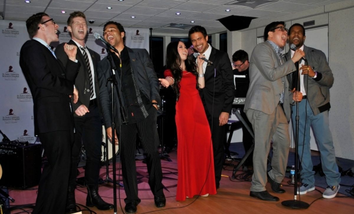 Nick Blaemire, Eric Michael Krop, Corbin Bleu, Anna Maria Perez de Tagle, Sam Milby, George Salazar, Wallace Smith
 at 