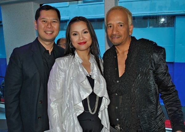 ABS CBN Network's Mickey Munoz, Lea Salonga, Bobby Martino
 Photo
