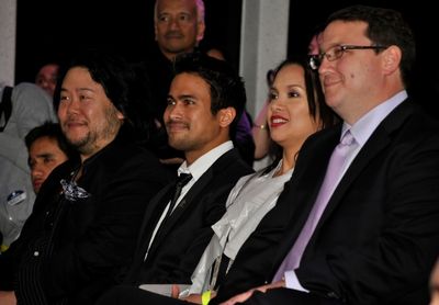 Stafford Arima, Sam Milby, Lea Salonga, Paul Kevin Jonas Sr.
 Photo