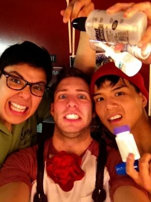 GODSPELL's Corey Mach, George Salazar and Telly Leung
 Photo