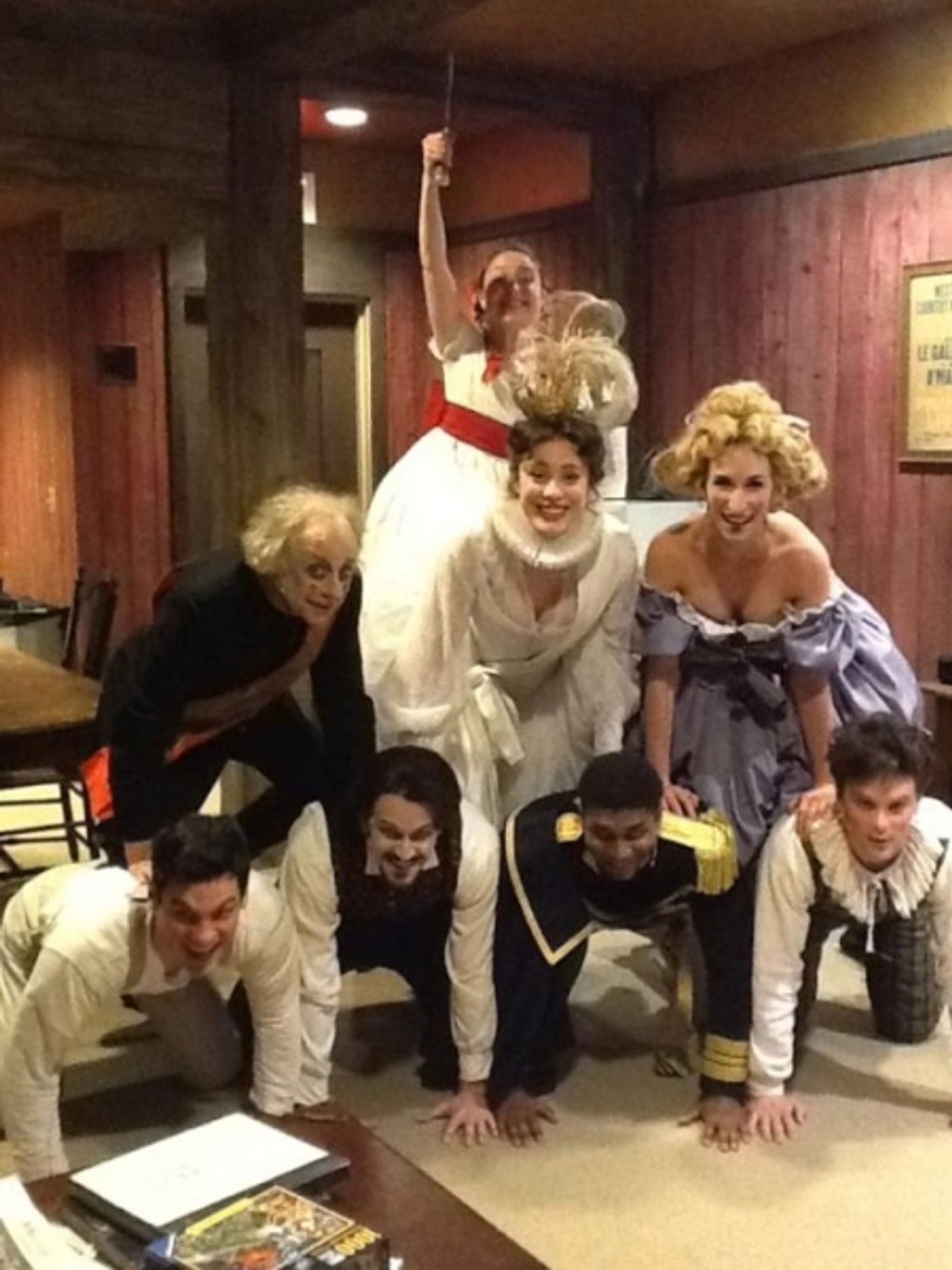 Photo Flash: Broadway Stars Max Von Essen, Steve Kazee et al. Tweet Saturday Intermission - All the Photos!  Image