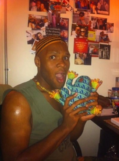 THE BOOK OF MORMON's Michael James Scott ‏ 
 Photo