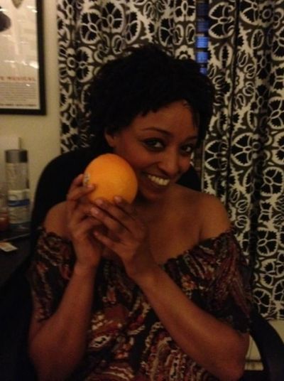 THE BOOK OF MORMON's Asmeret Ghebremichael ‏ 
 Photo
