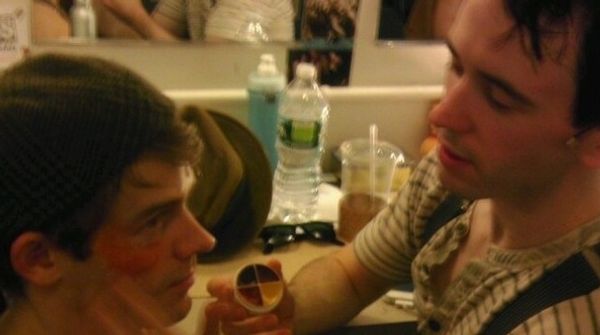 NEWSIES' Andrew Keenan-Bolger and Garett Hawe ‏ 
 Photo
