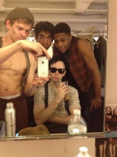 NEWSIES' Garett Howe and Company Photo