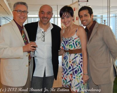 Dan Guerrero, Raul Espinoza, Denisse Ambert and Luis Salgado
 Photo