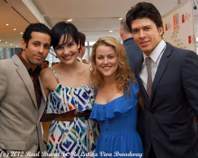 Luis Salgado, Dennisse Ambert, Rebecca Faulkenberry and Craig Henningsen
 Photo