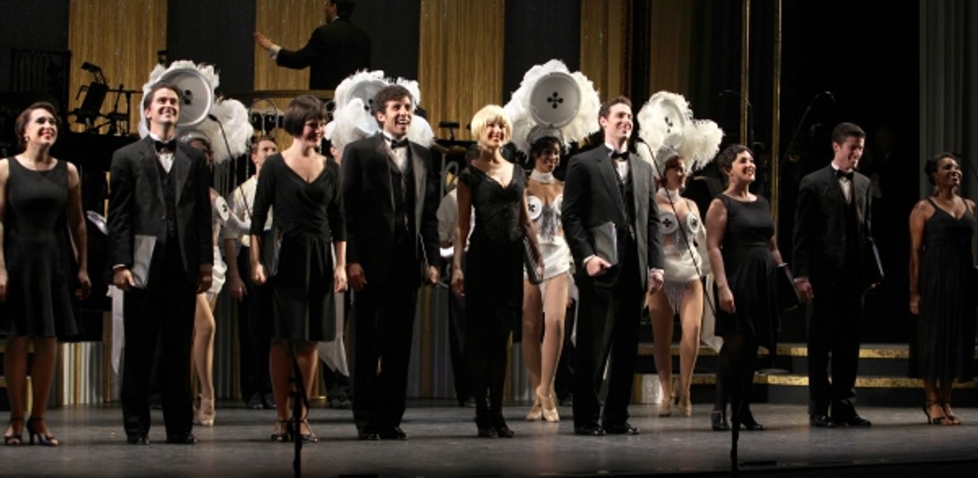 Photo Coverage: Megan Hilty & Rachel York in The GENTLEMEN PREFER BLONDES Curtain Call  Image