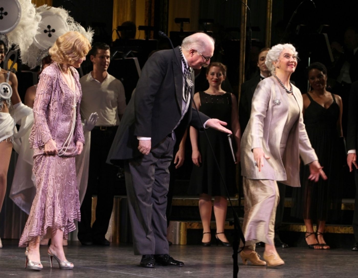 Photo Coverage: Megan Hilty & Rachel York in The GENTLEMEN PREFER BLONDES Curtain Call  Image
