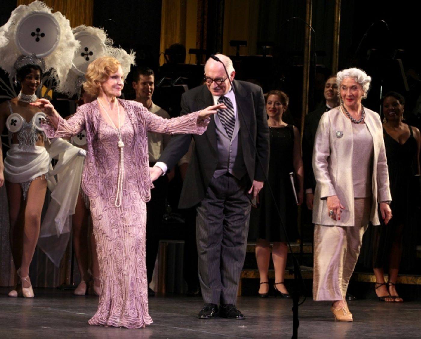 Photo Coverage: Megan Hilty & Rachel York in The GENTLEMEN PREFER BLONDES Curtain Call  Image