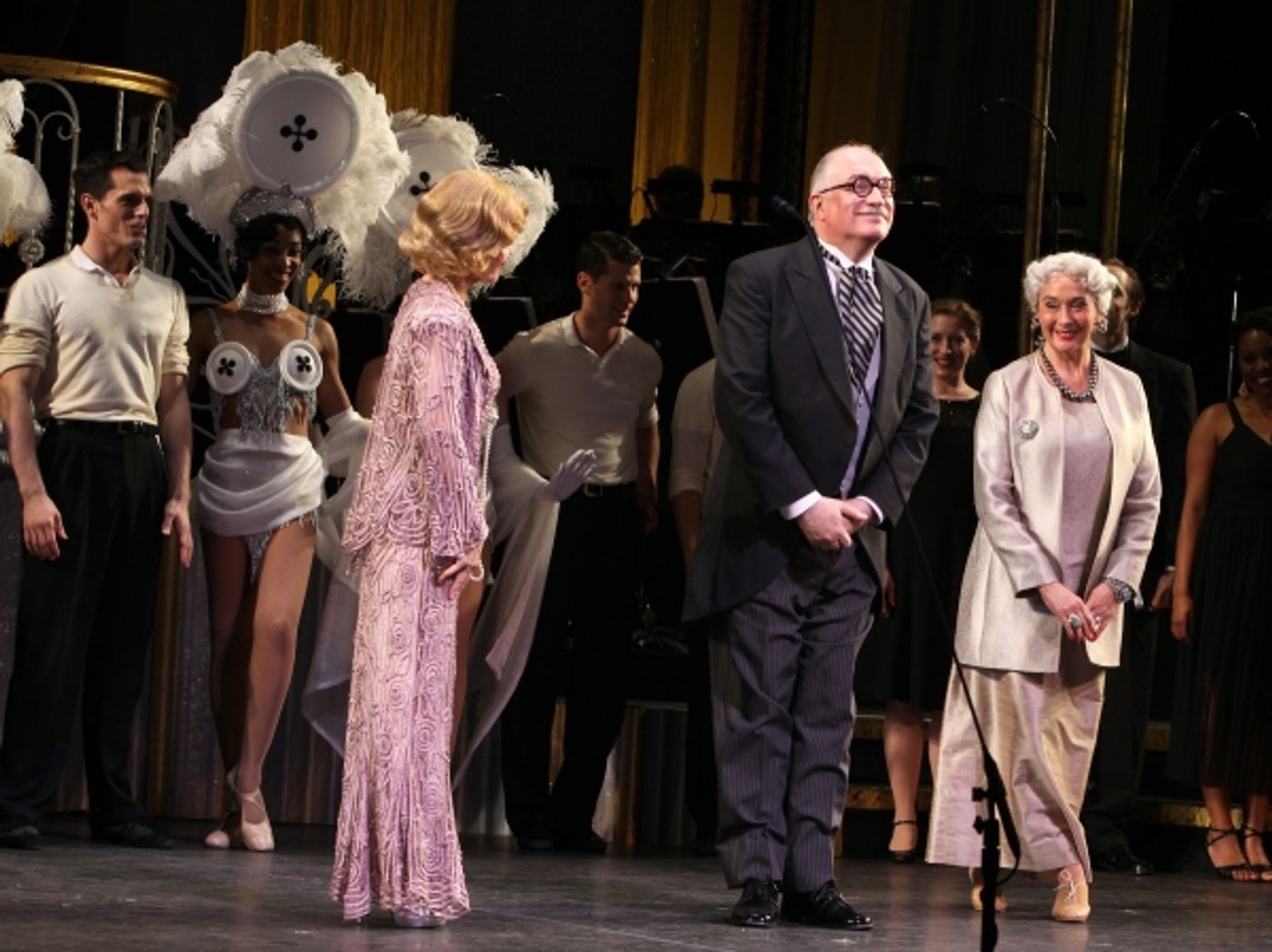 Photo Coverage: Megan Hilty & Rachel York in The GENTLEMEN PREFER BLONDES Curtain Call  Image