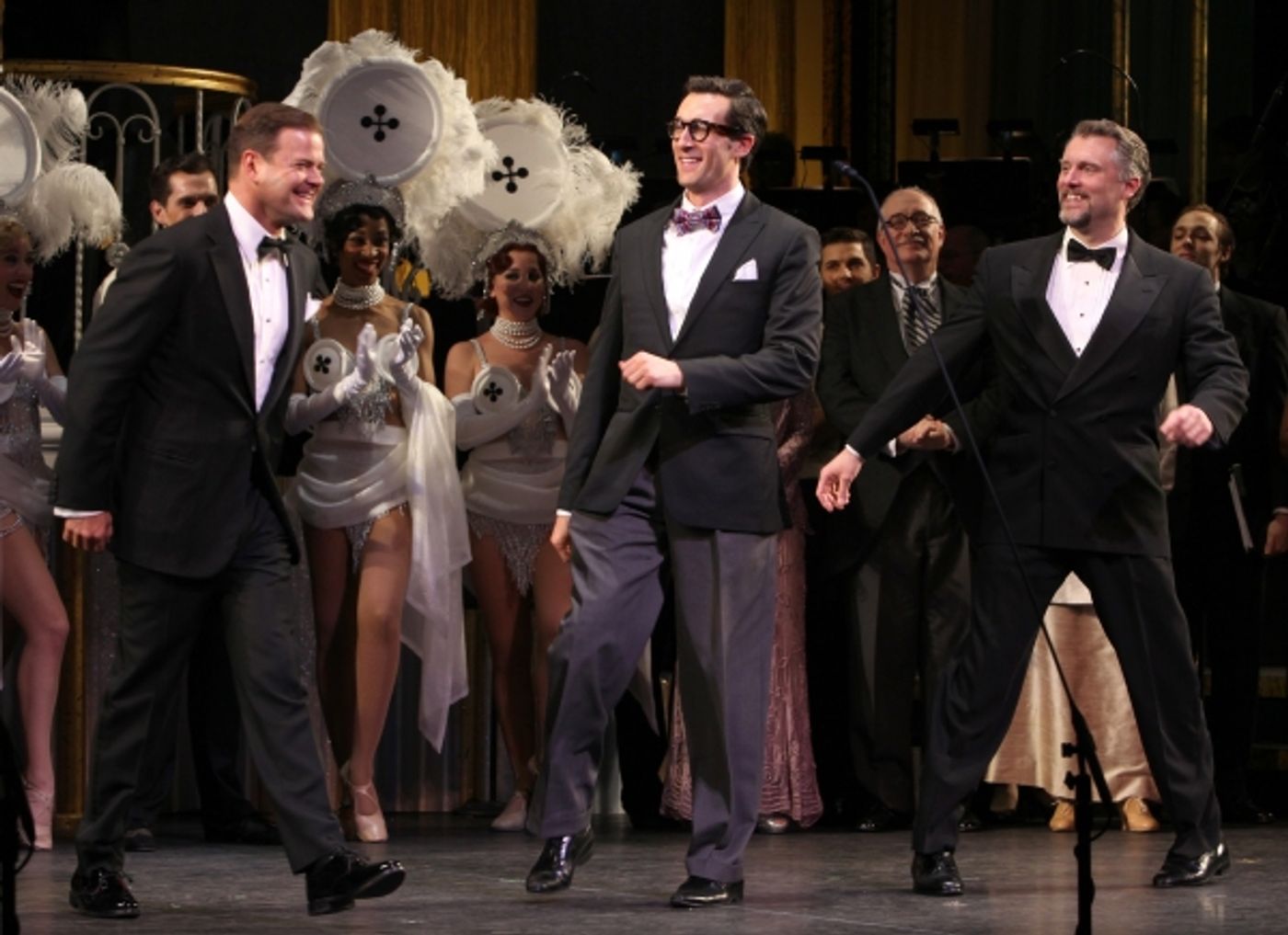 Photo Coverage: Megan Hilty & Rachel York in The GENTLEMEN PREFER BLONDES Curtain Call  Image