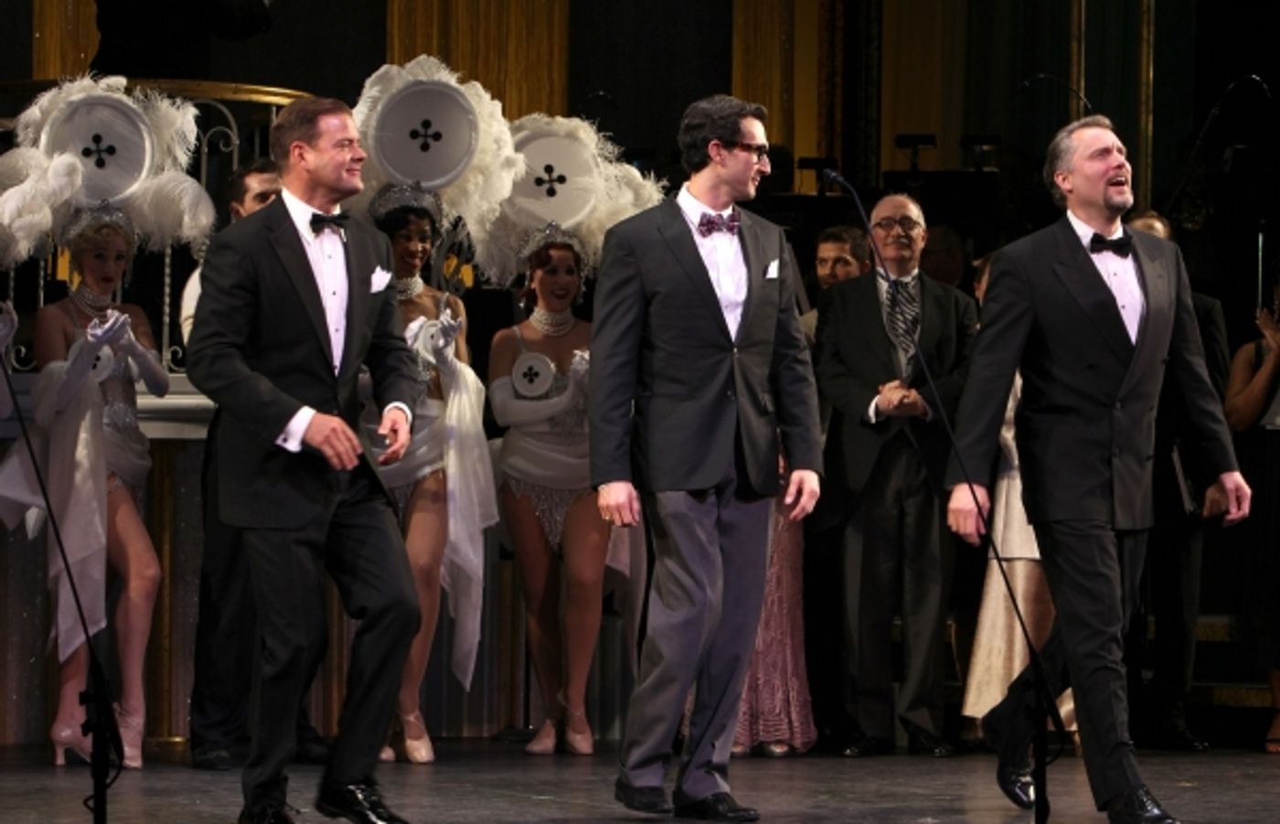 Photo Coverage: Megan Hilty & Rachel York in The GENTLEMEN PREFER BLONDES Curtain Call  Image