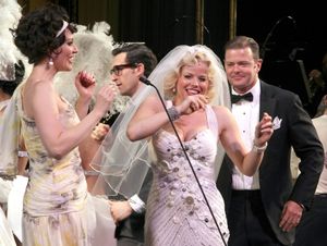 Aaron Lazar, Rachel York, Megan Hilty, Clarke Thorell @ BroadwayWorld Aaron Lazar, Rachel York, Megan Hilty, Clarke Thorell Photo