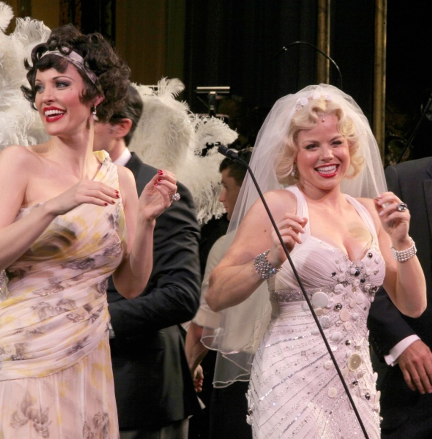Photo Coverage: Megan Hilty & Rachel York in The GENTLEMEN PREFER BLONDES Curtain Call  Image