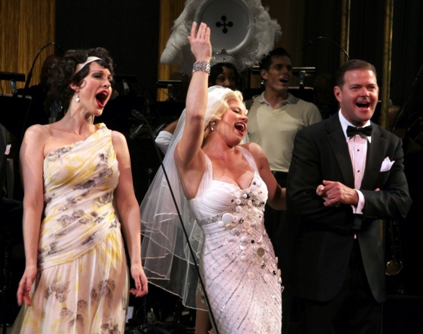 Photo Coverage: Megan Hilty & Rachel York in The GENTLEMEN PREFER BLONDES Curtain Call  Image