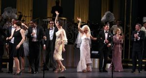 Aaron Lazar, Rachel York, Megan Hilty, Clarke Thorell, Deborah Rush, Stephen R. Buntrock & Ensemble @ BroadwayWorld Aaron Lazar, Rachel York, Megan Hilty, Clarke Thorell, Deborah Rush, Stephen R. Buntr Photo