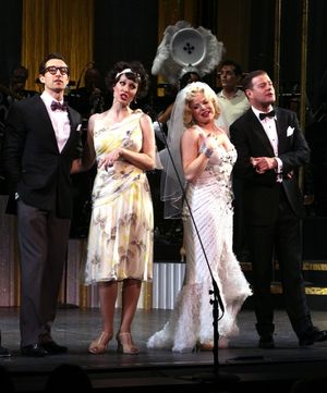 Aaron Lazar, Rachel York, Megan Hilty & Clarke Thorell @ BroadwayWorld Aaron Lazar, Rachel York, Megan Hilty & Clarke Thorell Photo