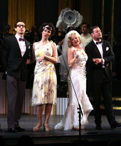 Aaron Lazar, Rachel York, Megan Hilty & Clarke Thorell  Photo