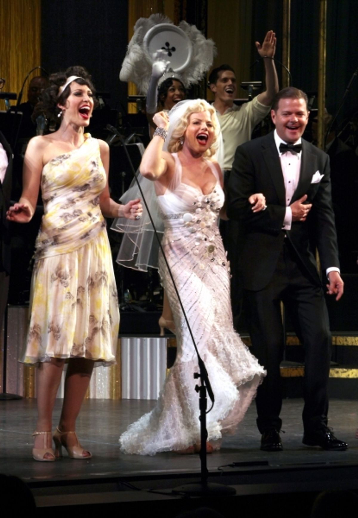 Rachel York, Megan Hilty & Clarke Thorell  at 