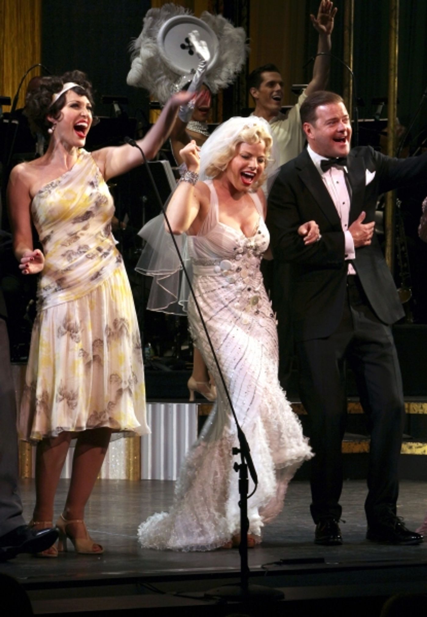 Photo Coverage: Megan Hilty & Rachel York in The GENTLEMEN PREFER BLONDES Curtain Call  Image