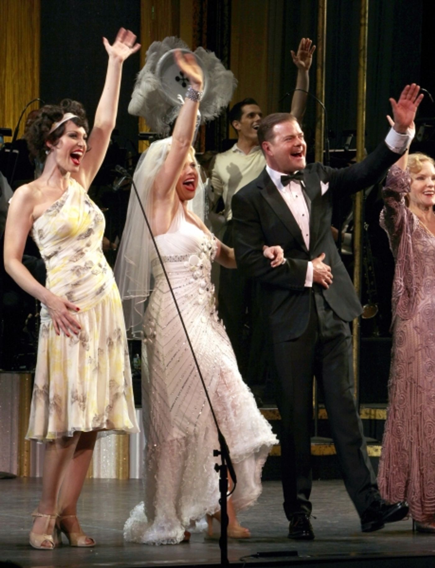 Photo Coverage: Megan Hilty & Rachel York in The GENTLEMEN PREFER BLONDES Curtain Call  Image