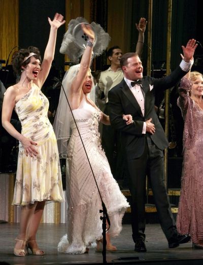 Rachel York, Megan Hilty & Clarke Thorell  Photo