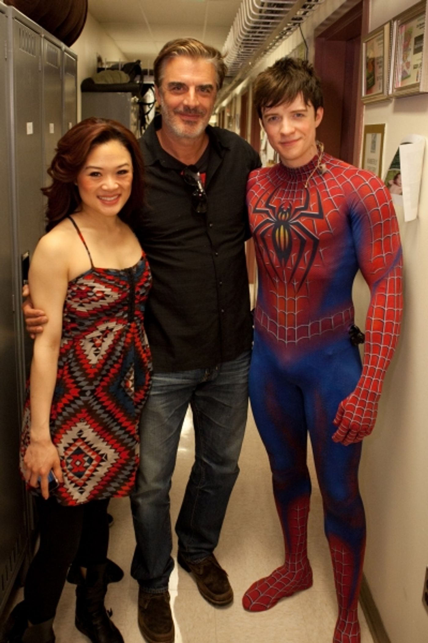 Photo Flash: Chris Noth Visits SPIDER-MAN Photo Flash: Chris Noth Visits SPIDER-MAN Image
