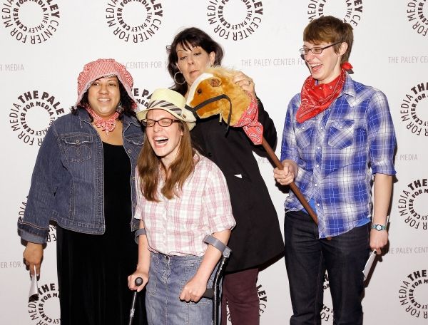 Christine Pedi (center) with Brandy Levine, Leslie Gold and Maria Campigotto Photo