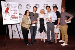 Director Dori Berinstein, Joshua McWater, Myrna LaBow, John Tartaglia, JT Diaz and Dr Photo