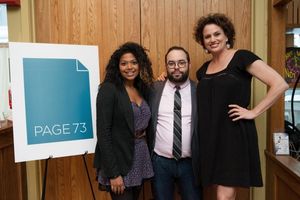 Rebecca Naomi Jones, playwright Matt Schatz and Cady Huffman @ BroadwayWorld Rebecca Naomi Jones, playwright Matt Schatz and Cady Huffman Photo