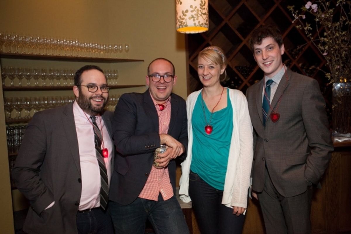 Matt Schatz, Robert Askins, Heidi Schreck, and Max Posner at 