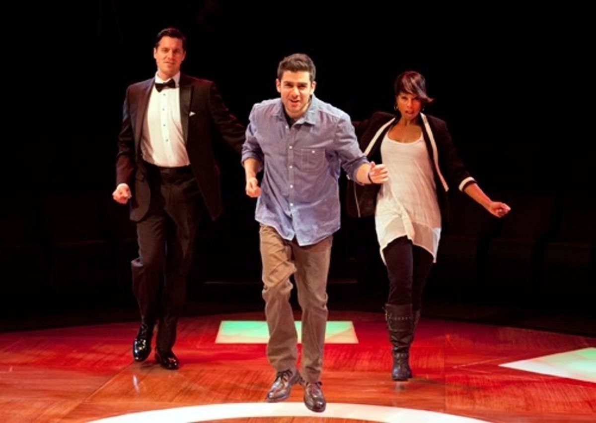 Heath Calvert as Byron, Adam Kantor as Jeff and Nicole Lewis as Nina  at 