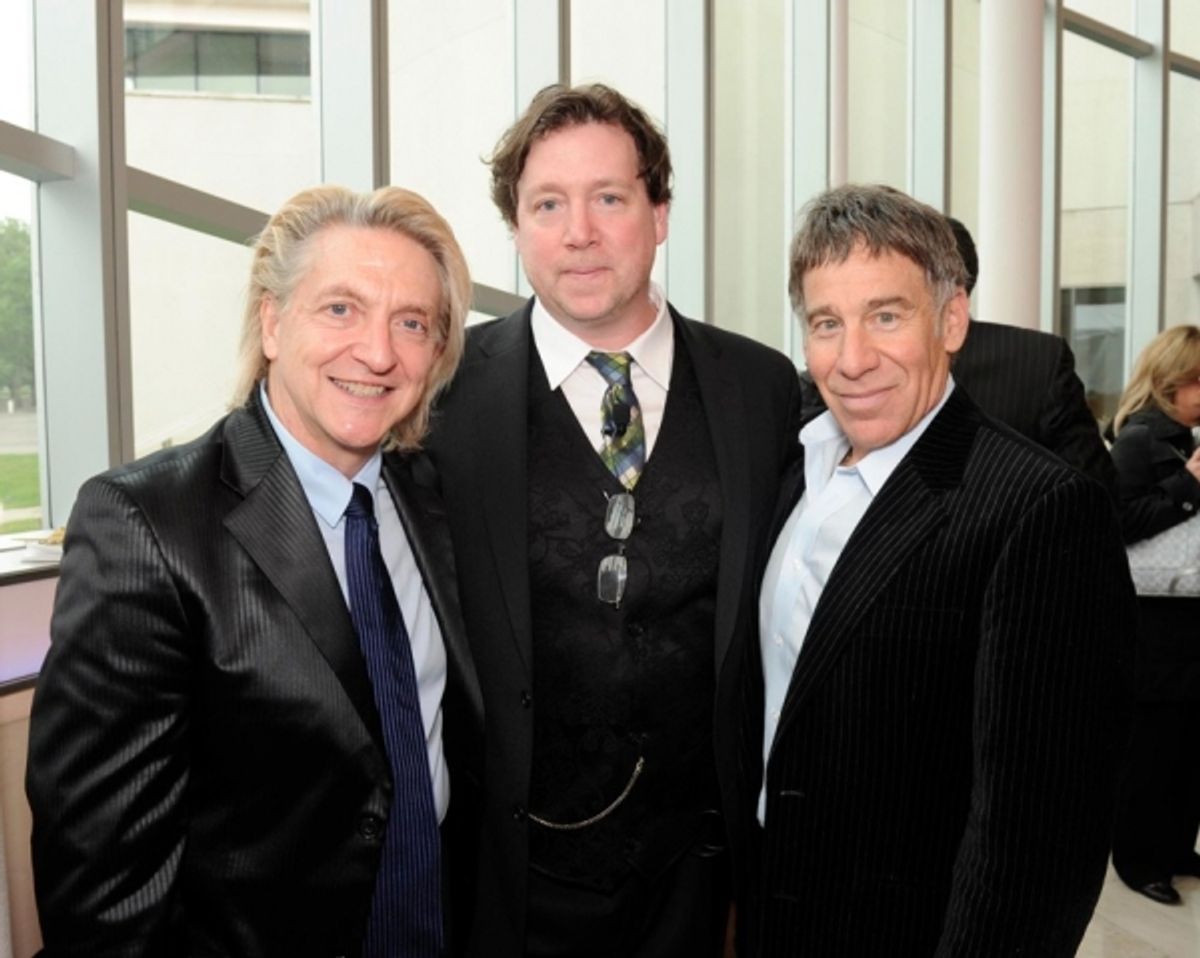 Chet Walker , Ray Cullom (Exec Director, Queens Theatre) , Stephen Schwartz at 