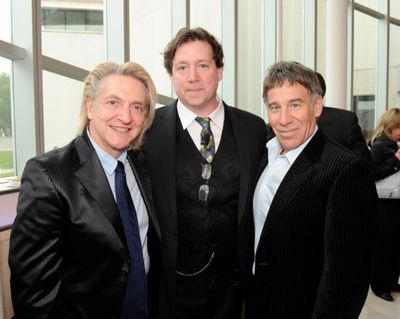 Chet Walker , Ray Cullom (Exec Director, Queens Theatre) , Stephen Schwartz Photo