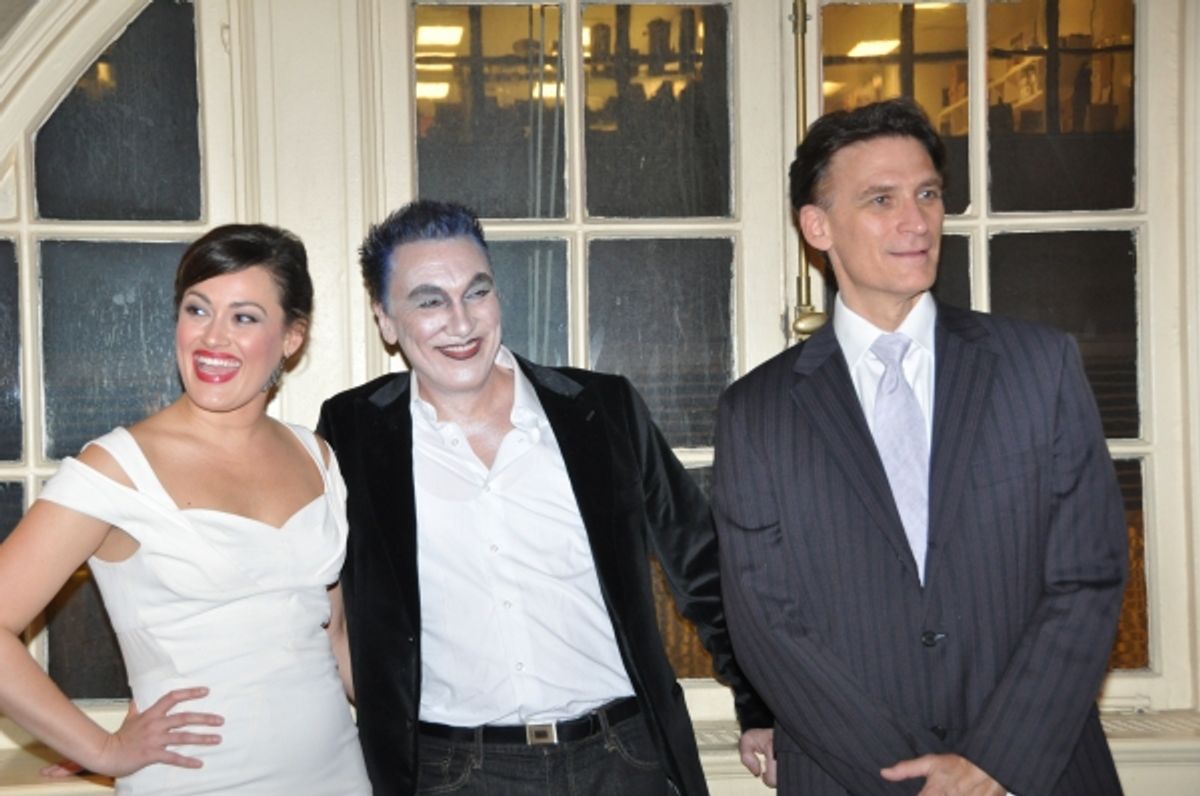 Ashley Brown, Patrick Page and Bob Stillman at 