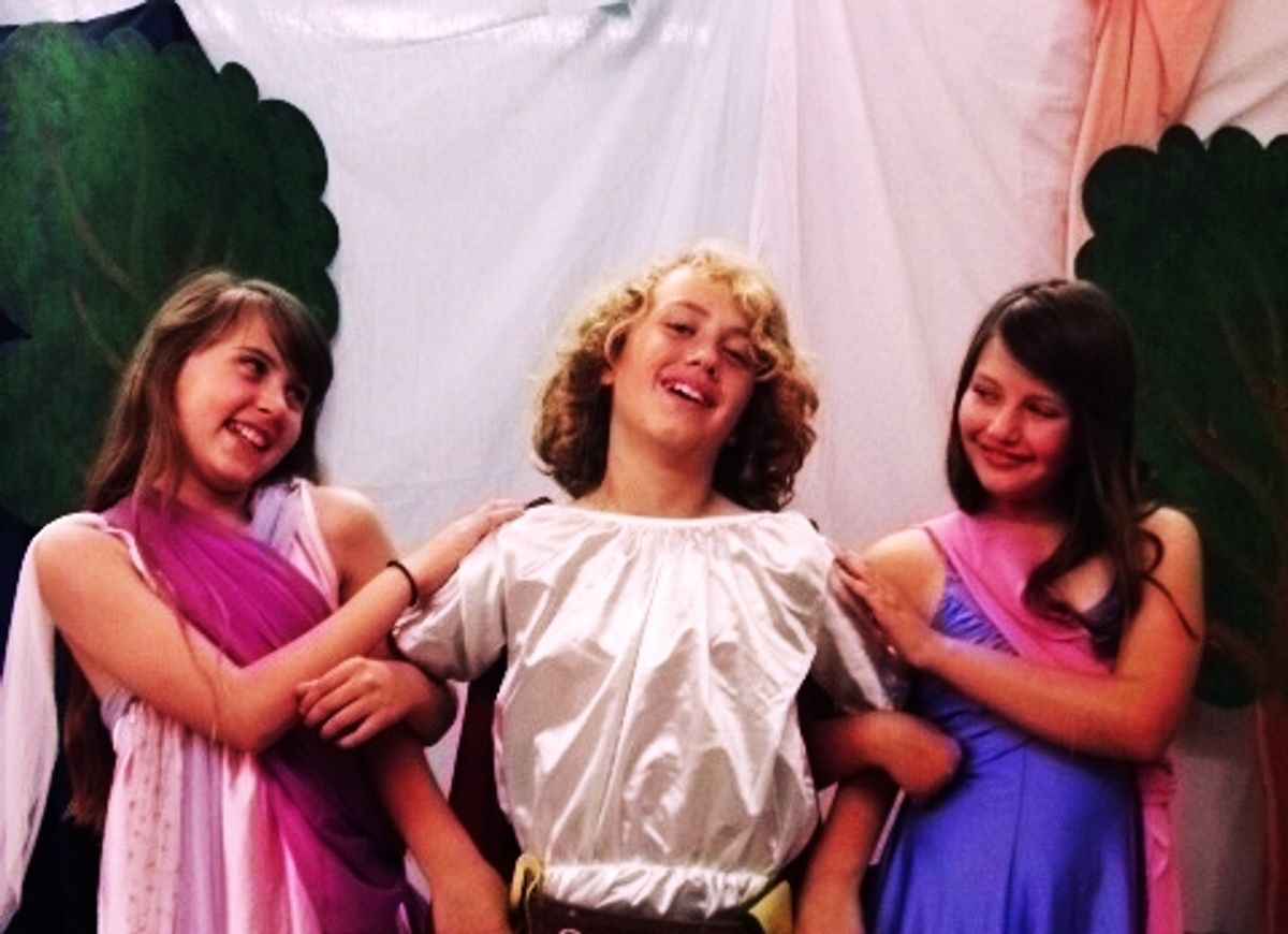 Dillon Hensel, Lily Rennaker and Hana Lina Woolley at 