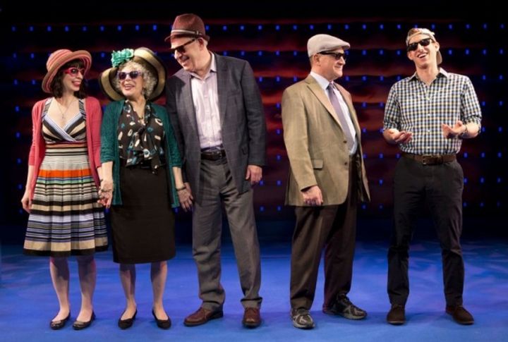 Old Jews Telling Jokes Production Photo