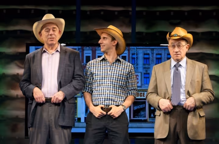 Old Jews Telling Jokes Production Photo