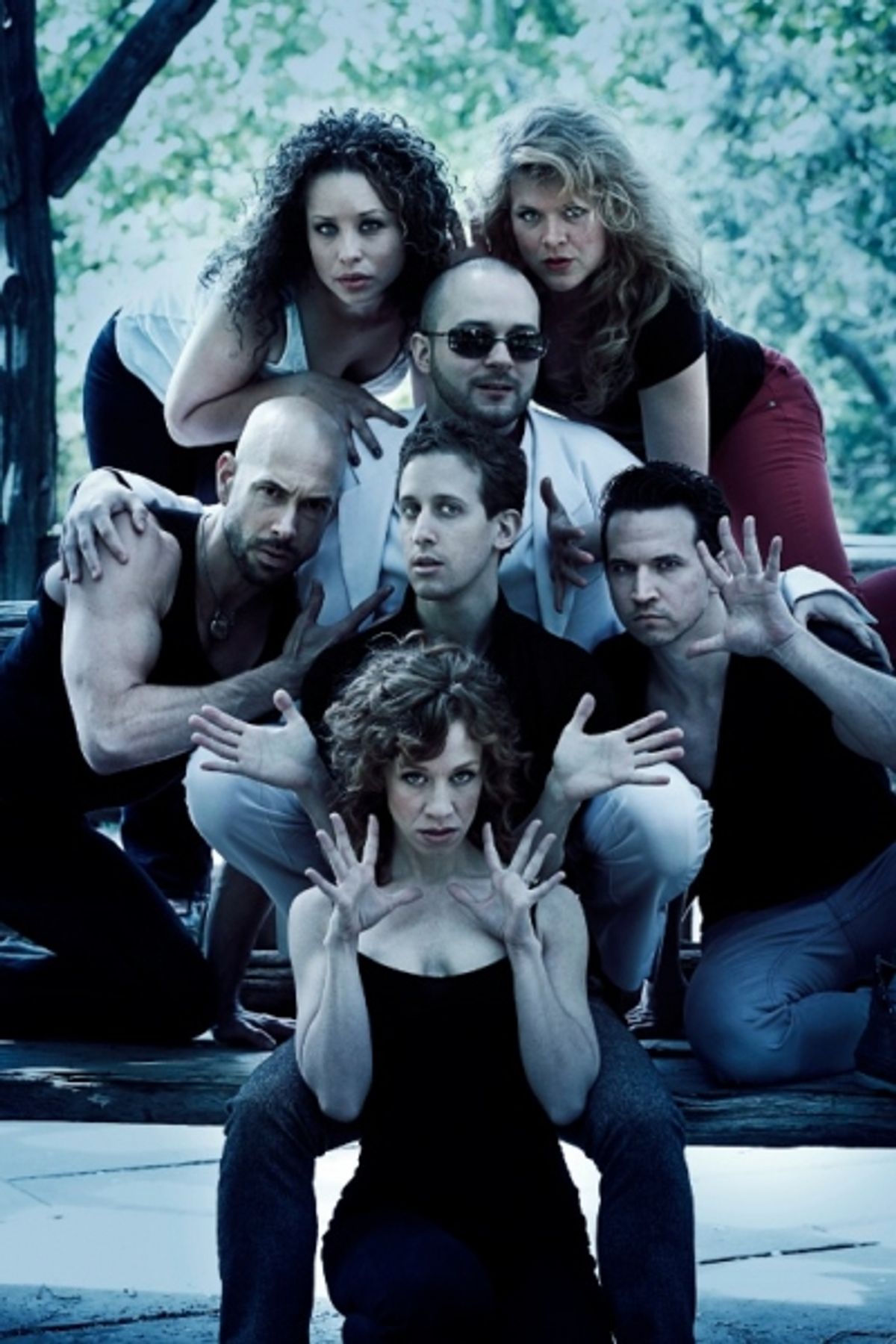 The cast of TRIASSIC PARQ The Musical at 