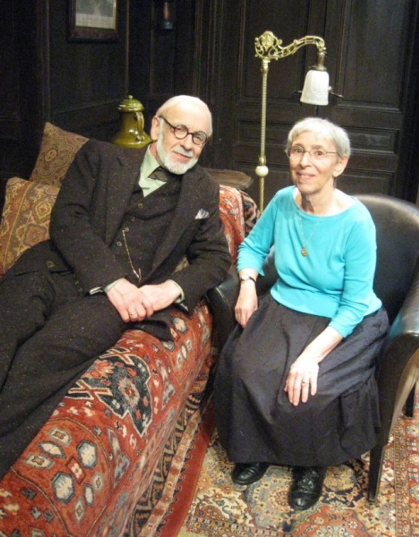 Photo Flash: Moms Stretch Out on Freud's Couch at FREUD'S LAST SESSION, 5/13  Image
