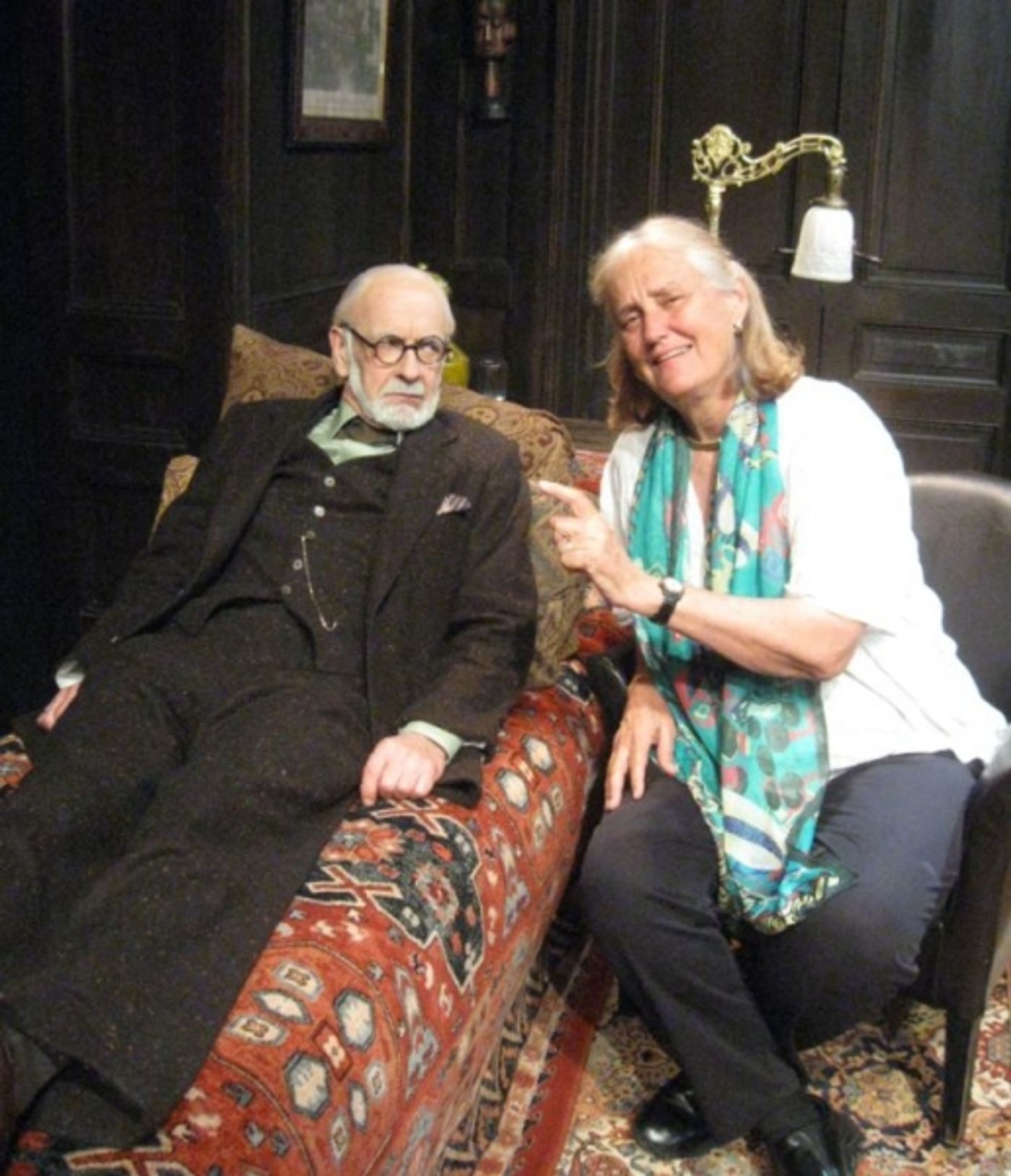 Photo Flash: Moms Stretch Out on Freud's Couch at FREUD'S LAST SESSION, 5/13  Image
